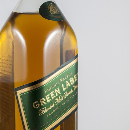 bottle of johnnie walker whisky