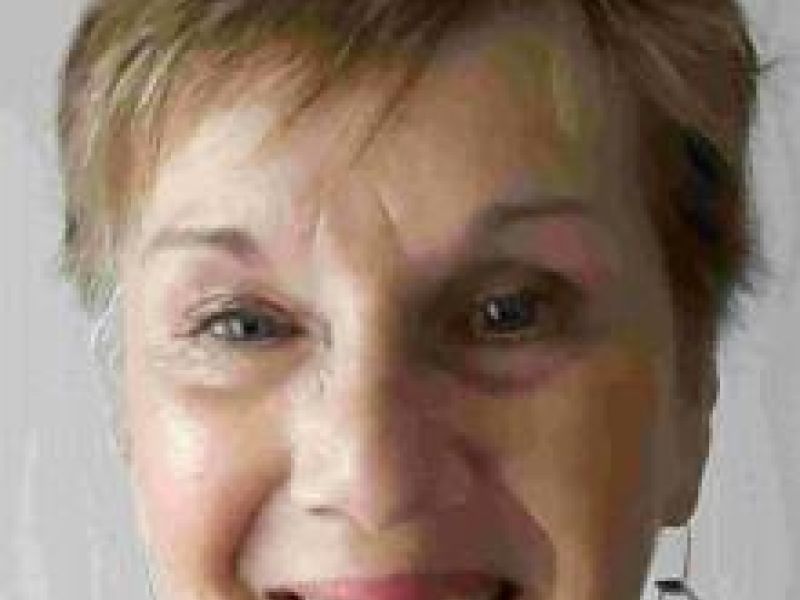woman smiling facing camera