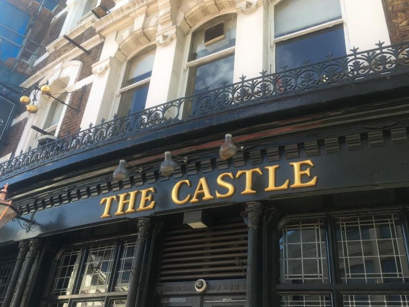 The Castle pub in Bloomsbury