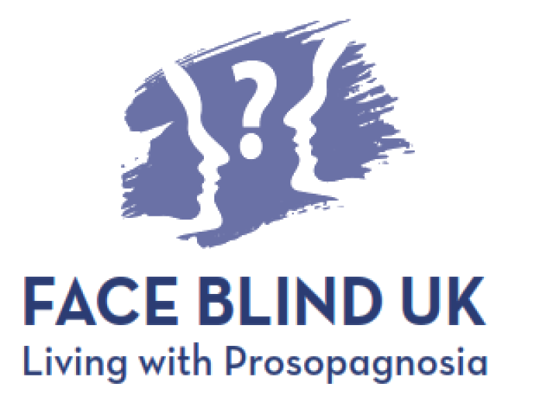 the logo of face blind UK, charity