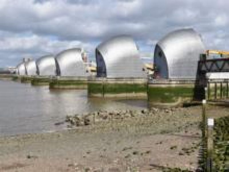 photo of the thames barrier