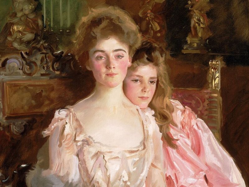Singer Sargent painting - Mrs. Fiske Warren